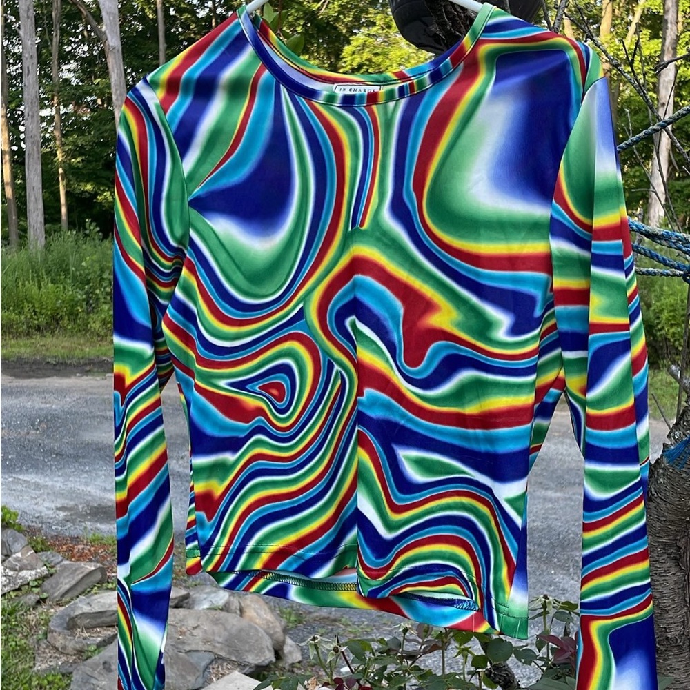 In Charge Vintage Psychedelic Long Sleeve